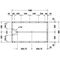 Duravit Fußgestell für Duschwanne 1400x800mm