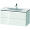 Duravit Waschtischunterbau L-CUBE 550x1020x481mm weiß hochglanz