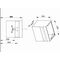 Keuco Waschtischunterbau STAGELINE 650x625x490mm cash