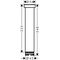 Verlängerungsrohr AXOR Decke, 230mm brushed brass