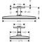 Kopfbr 460/300 1jet AXOR SHOWERSOLUTIONS stainless steel optic
