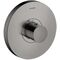Thermostat SHOWERSELECT ROUND AXOR Highflow Unterputz polished black chrome