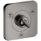 Ab-/Umstellventil AXOR CITTERIO E T/Q UP 12x12 polished black chrome