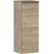 HG Halbhochschrank Xelu Q 1065x400x370mm Ei na Griff mattschwarz