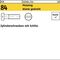 Zylinderschraube DIN 84/ISO 1207 Schlitz M1,4x 12 Messing blank gedreht 100St. - VPE: 100