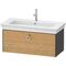 Duravit Waschtischunterbau WHITE TULIP 984x410mm 1 Ausz. we hgl ES NB mitte