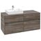 V&B Waschtischunterschrank COLLARO 120x54,8x50cm Waschtisch li Stone Oak