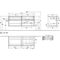 V&B Waschtischunterschrank COLLARO 140x54,8x50cm WT re White Wood