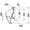 Duravit Urinal Soleil by Starck rim. 300x350mm o Fliege HG weiß