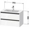 Duravit Waschtischunterbau Ketho.2 810x550x480mm weiß hochglanz