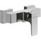 V&B EH-Brauseb ARCHITECTURA SQUARE Wandmontage, 210x112x122mm chrom