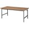 Arbeitsttisch Jerry B2000xT1000xH800-850mm Arbeitsplatte Buche Gestell grau RAU