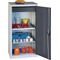 Werkzeug-/Beistellschrank H1000xB500xT500mm 1Schubl.,2BD lichtgrau/anthrazitgrau