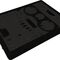 Klappbox L485xB345xH230mm Inh.35l m.2 Griffen u.Flaschenhalter schwarz-grau