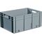 Transportbehälter L600xB400xH236mm grau PP Durchfassgr.Seitenwände geschl.PROMAT
