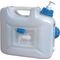 Wasserkanister 12l HDPE m.Ablasshahn+Pumpspender H310x165xT350mm HÜNERSDORFF