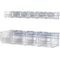 Wandschiene H75xB602xT180mm STA verz.m.Sichtlagerkästen 6 x MK5 transp.PROMAT