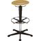 Drehhocker Bodengleiter+Fußring Buche natur Sitz-H.570-850mm BIMOS