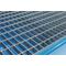 Auffangwanne 215l L1200xB800xH360mm Stahlbl.m.Gitterrost enzianblau PROMAT