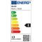 LED-Lupenleuchte Glaslinse 190,5mm (7,5 ") Tischklemme weiß Abdeckung,ecki. Kopf
