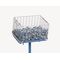 Materialständer Ladefl.-L510xB410mm verstellb.H.500-775mm brillantblau fahrbar