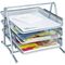 WEDO Briefablage Office 65854 bis C4 Drahtmetall silber