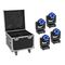 EUROLITE Set 4x LED TMH-H240 Beam/Wash/Flowereffekt + Case
