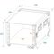 ROADINGER Rack Profi KM 8HE 55cm mit Rollen