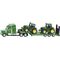 Tieflader mit John Deere Traktoren