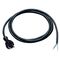 Anschlussleitung H07RN-F 2x1,5mm² 5m m.Konturenstecker schwarz