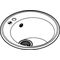 Grohe Kompositspüle K200 d= 510mm granit grau