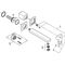Grohe 2-Loch-Waschtischbatterie EUROCUBE Ausldg 231mm chr