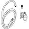 Grohe Schlauch f Ausl-br f Grohe Bl EH-Spt-batt chr
