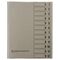 Bene Ordnungsmappe 083800GR DIN A4 12Fächer PVC grau