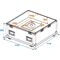 ROADINGER Flightcase Spiegelkugel 100cm