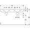 Geberit Doppelwaschtisch RENOVA PLAN 1300x480mm m HL mit Überlauf weiß KT