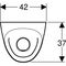 Geberit Urinal TAMINA wasserlos