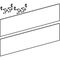 Geberit Schubladenfront ONE f WTU 1050mm Nussbaum amerikanisch