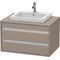 Duravit Waschtischunterbau KETHO 550x800x496mm basalt matt