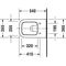 Duravit Wand-WC HAPPY D.2 tief, 365x540mm weiß