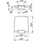 Keuco Klappsitz PLAN CARE SiFl 45cm Alu sil-elo/sw