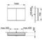 Keuco Spiegelschrank ROYAL MODULAR 2.0 Breite 1000mm Höhe 700mm Tiefe 160mm