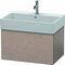 Duravit Waschtischunterbau L-CUBE 394x684x459mm eiche kaschmir