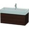 Duravit Waschtischunterbau L-CUBE 394x984x459mm nussbaum gebürstet