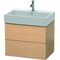 Duravit Waschtischunterbau L-CUBE 544x684x459mm eiche gebürstet