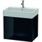 Duravit Waschtischunterbau L-CUBE 544x684x459mm schwarz hochglanz