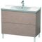 Duravit Waschtischunterbau L-CUBE 1020x481x709mm eiche kaschmir