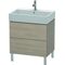 Duravit Waschtischunterbau L-CUBE 582x684x459mm pine silver