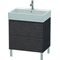 Duravit Waschtischunterbau L-CUBE 582x684x459mm eiche dunkel gebürstet