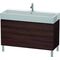 Duravit Waschtischunterbau L-CUBE 582x1184x459mm kastanie dunkel